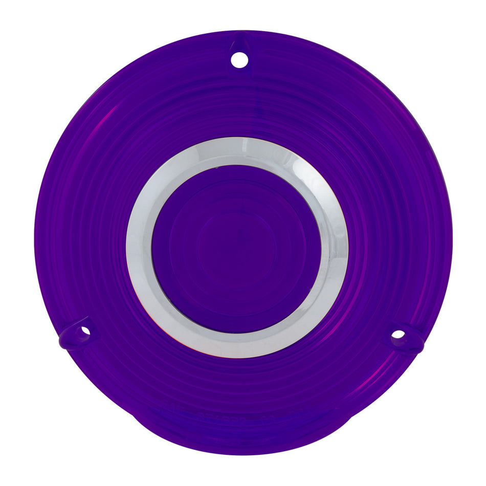 4" Purple Plastic Pedestal Light Replacement Lens