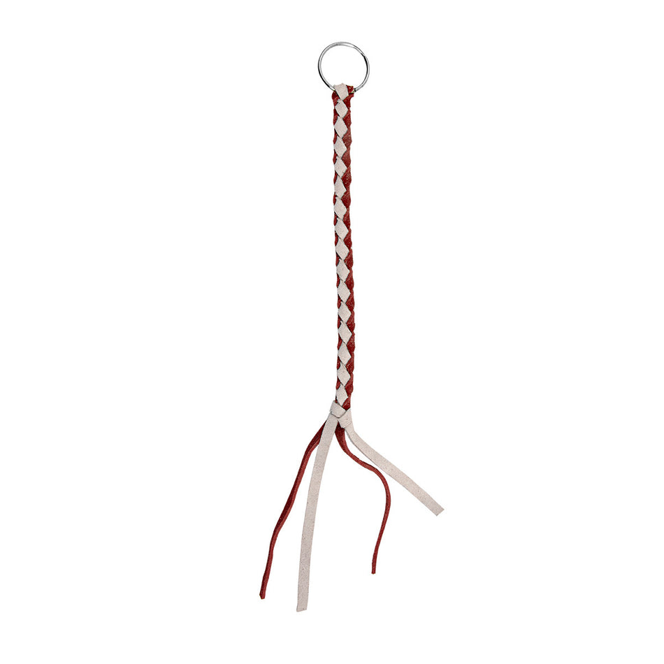 Red & White Air Horn Pull Artisan Braided Cord