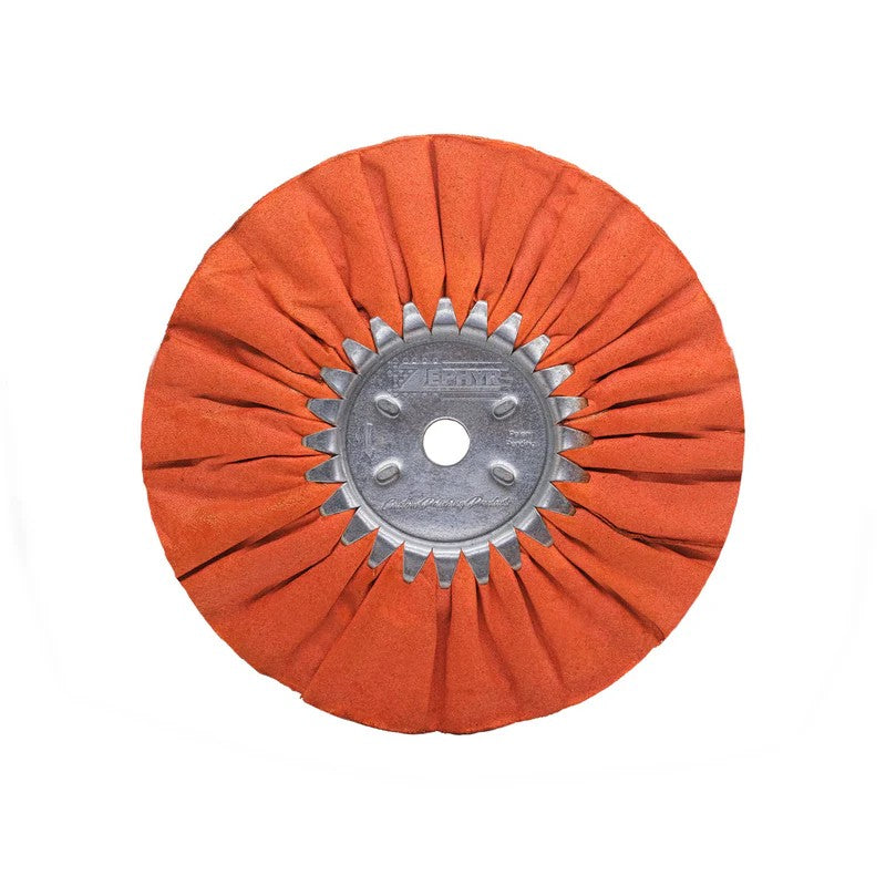 8" Orange Heavy Cut Clear Dipped Buffing Wheels
