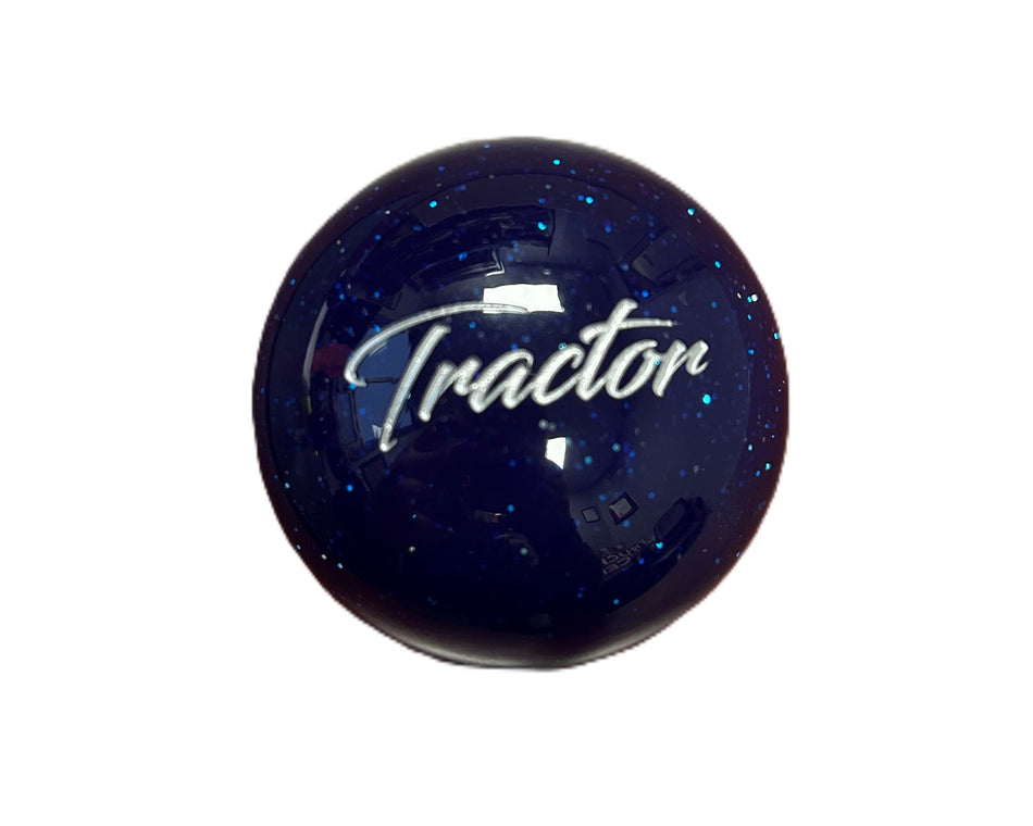 Blue Glitter Tractor Brake Knob