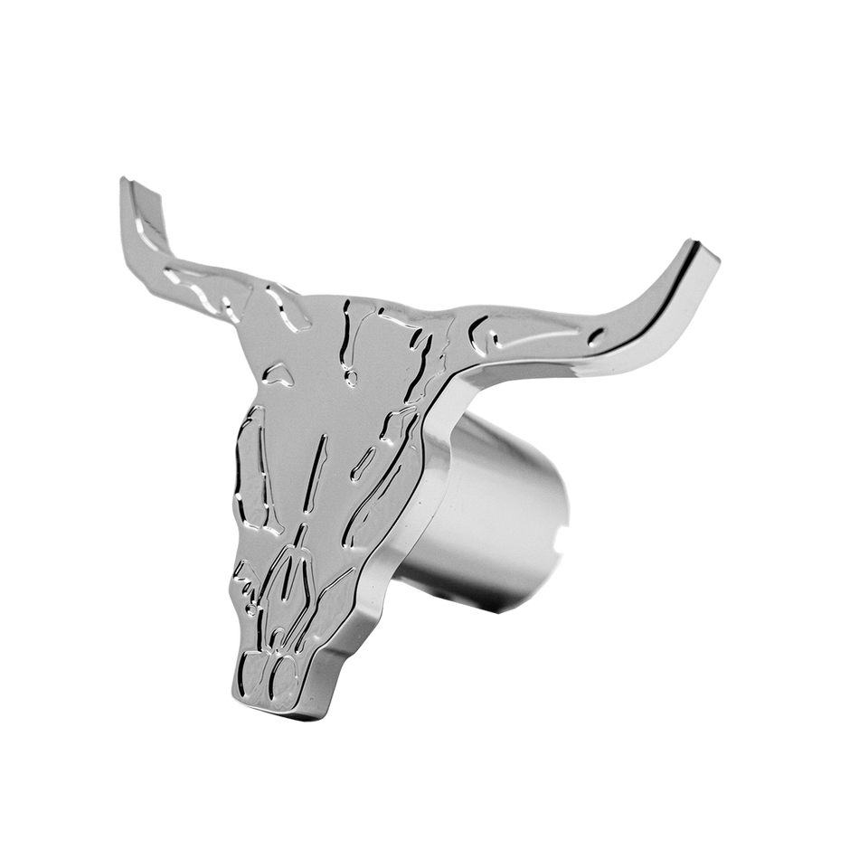 Chrome Bull Logo Brake Knob