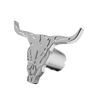 Chrome Bull Logo Brake Knob