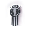 KW - Black Metallic Bull Horn Emblem