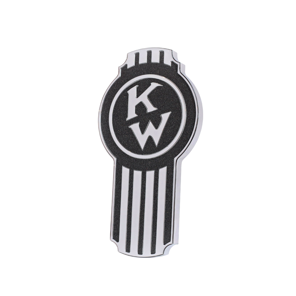 Metallic Grey Old School KW Emblem