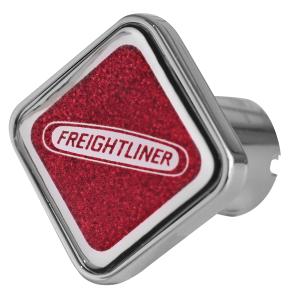 Metallic Red Freightliner Logo Tractor Brake Knob