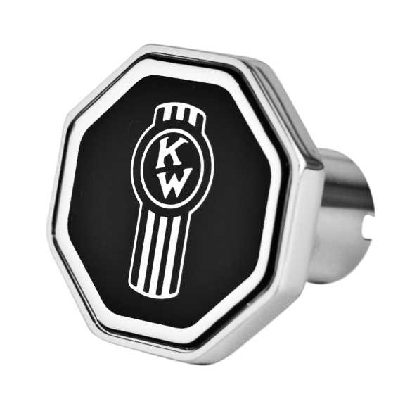 Black KW Logo Trailer Brake Knob