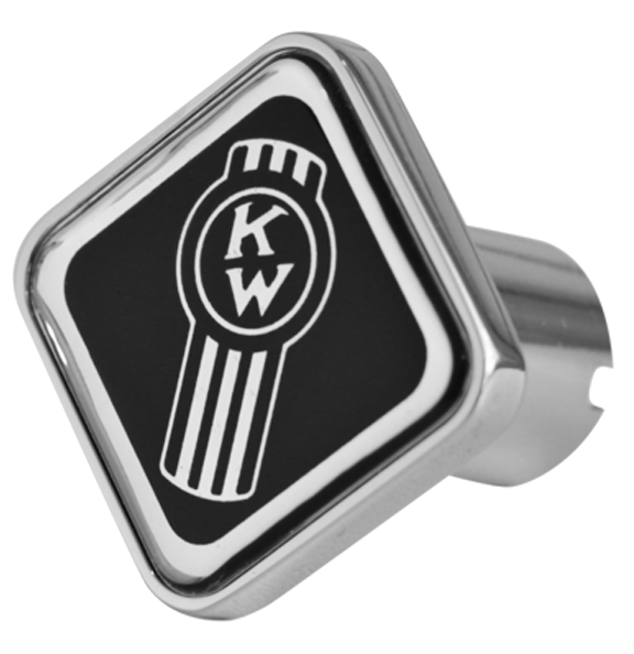 Black KW Logo Tractor Brake Knob