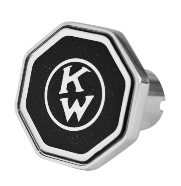 Metallic Black Old School KW Trailer Brake Knob