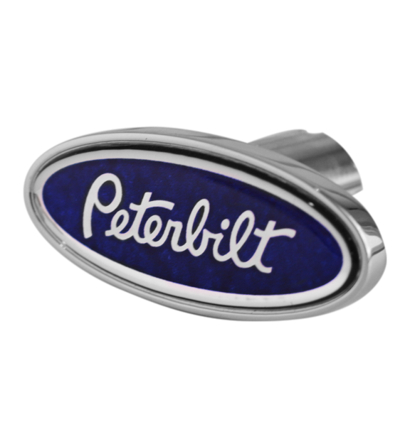 Blue Peterbilt Oval Brake Knob