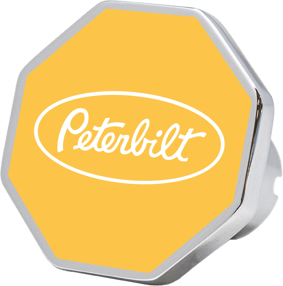 Yellow Peterbilt Trailer Brake Knob