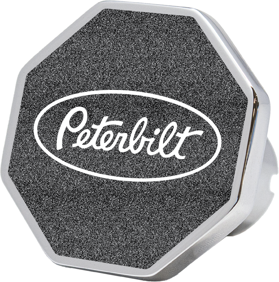 Black Metallic Peterbilt Trailer Brake Knob