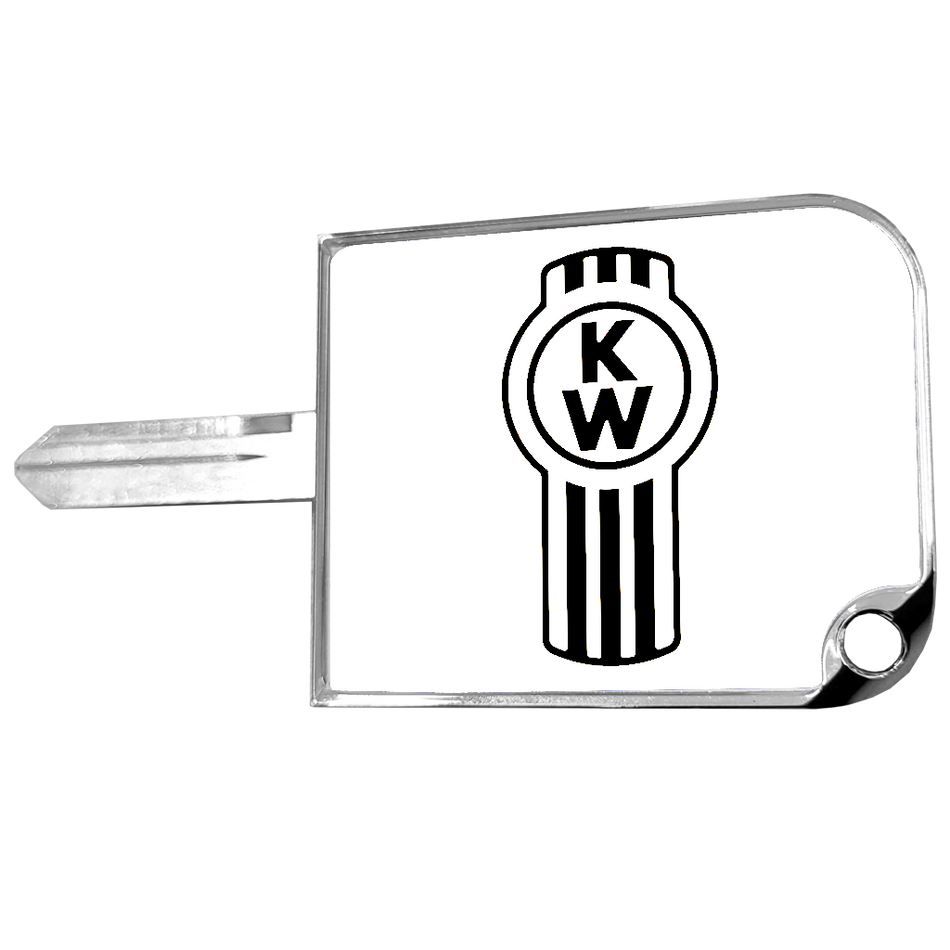 White Kenworth Key Cover