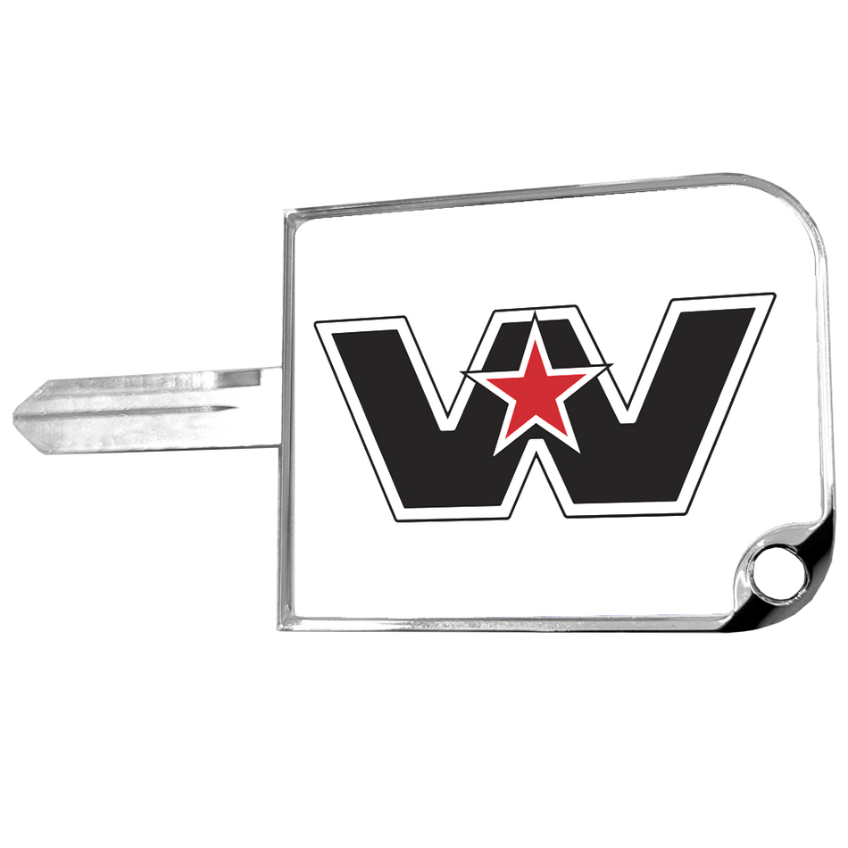 White Western Star Key Cover