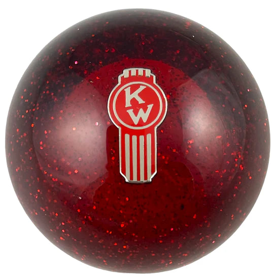 Red Glitter Crooked KW Shift Knob