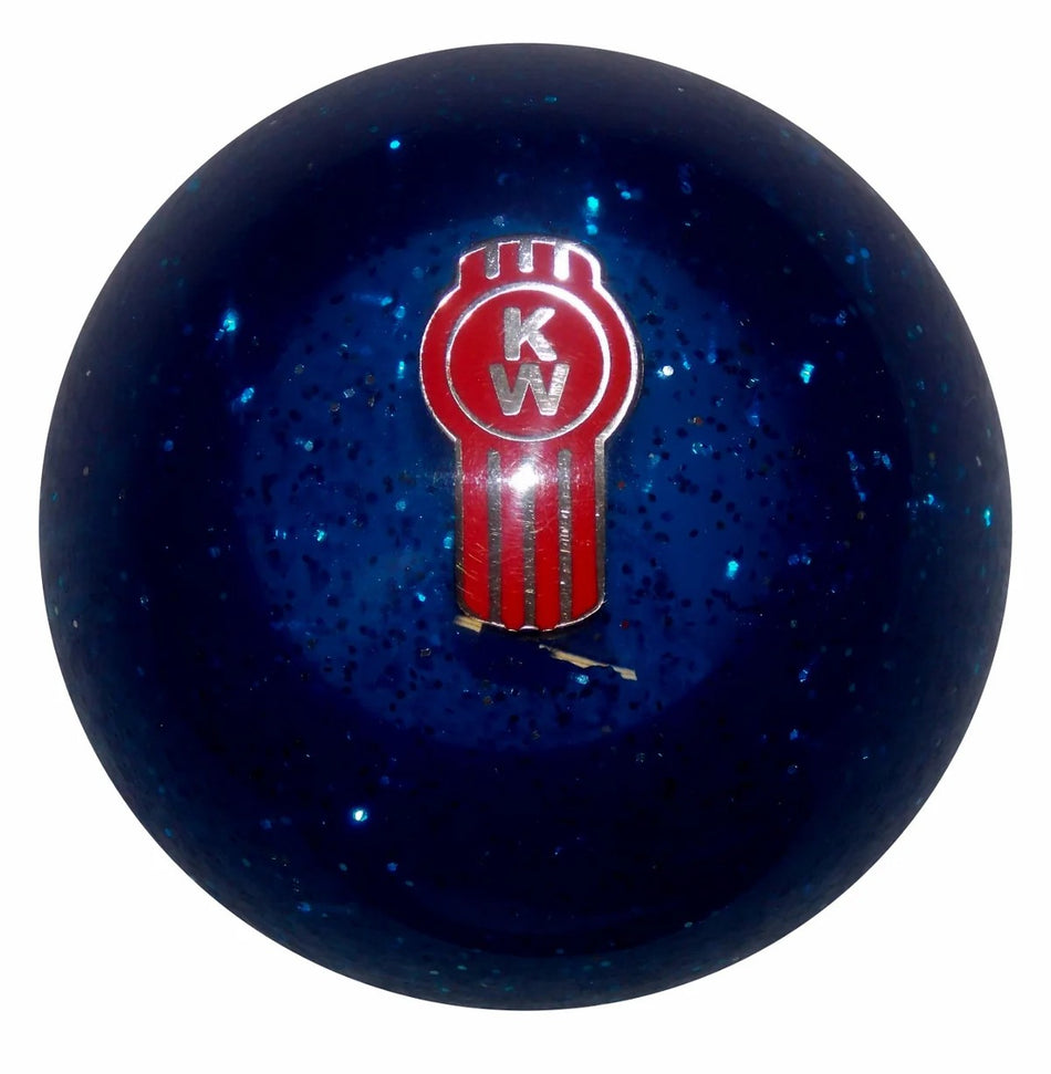 Blue Glitter Kenworth Shift Knob