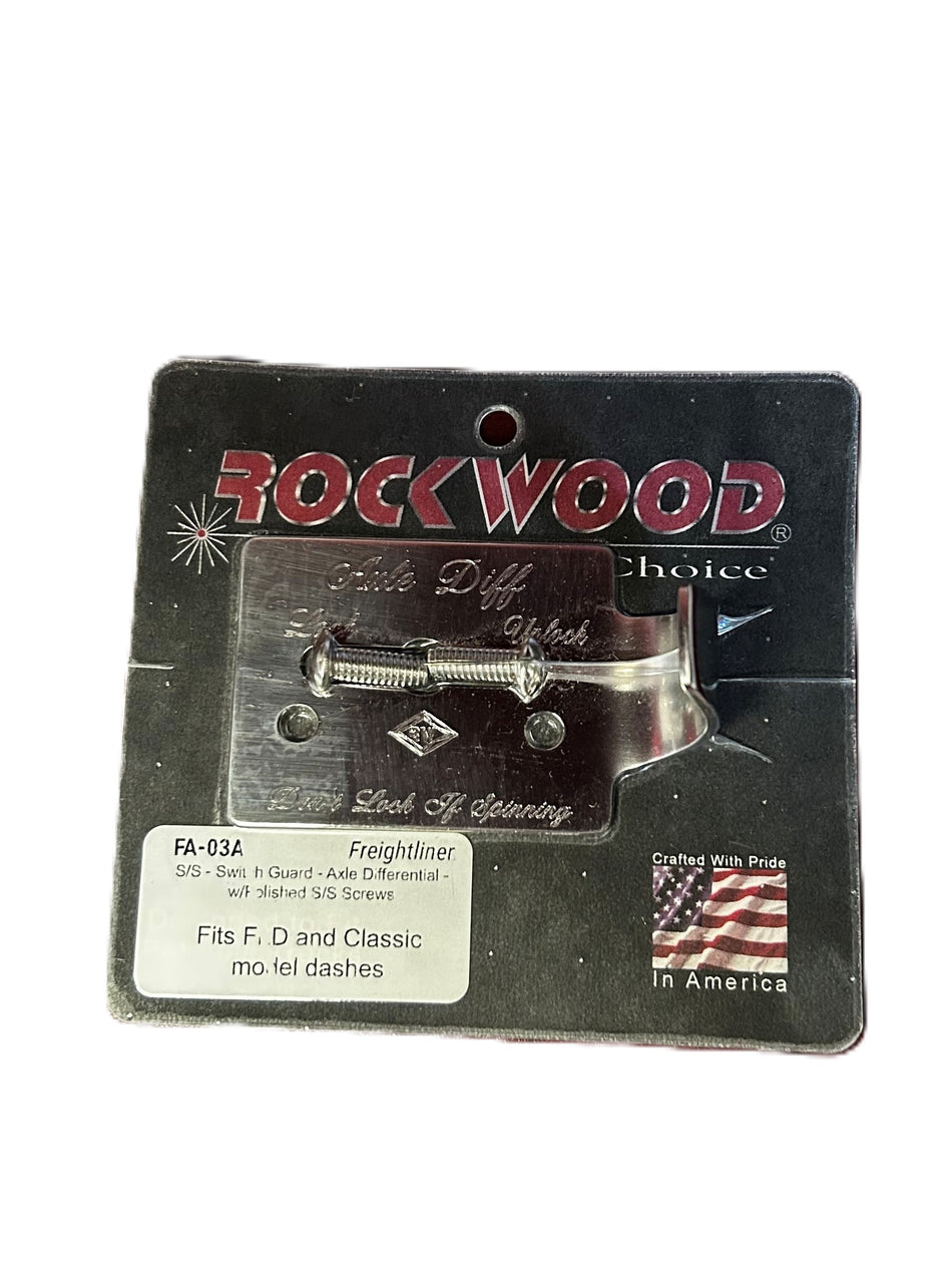 Rockwood Stainless Freightliner Switch Guard - Axle Differential