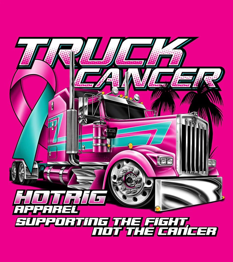 4XL Truck Cancer Hot Rig T-Shirt