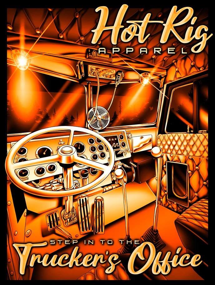 Truckers Office Hot Rig T-Shirt