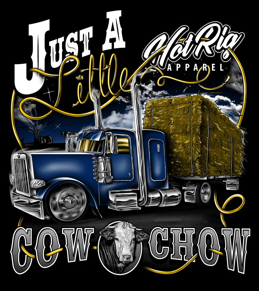 XL Cow Chow Hot Rig Zip Up Hoodie