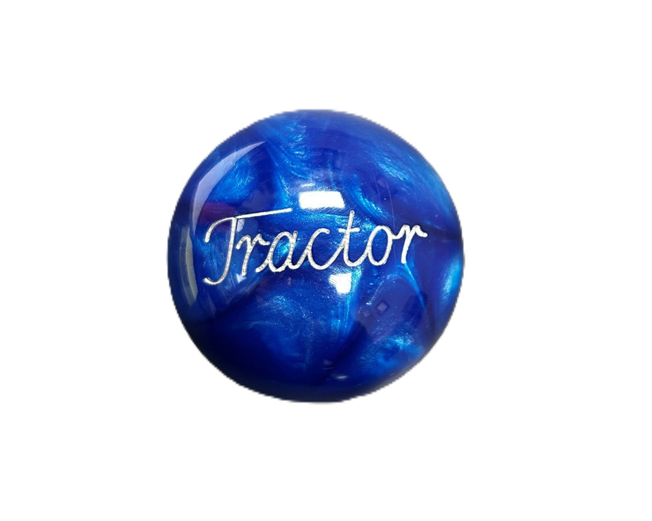 Pearl Blue Tractor Brake Knob