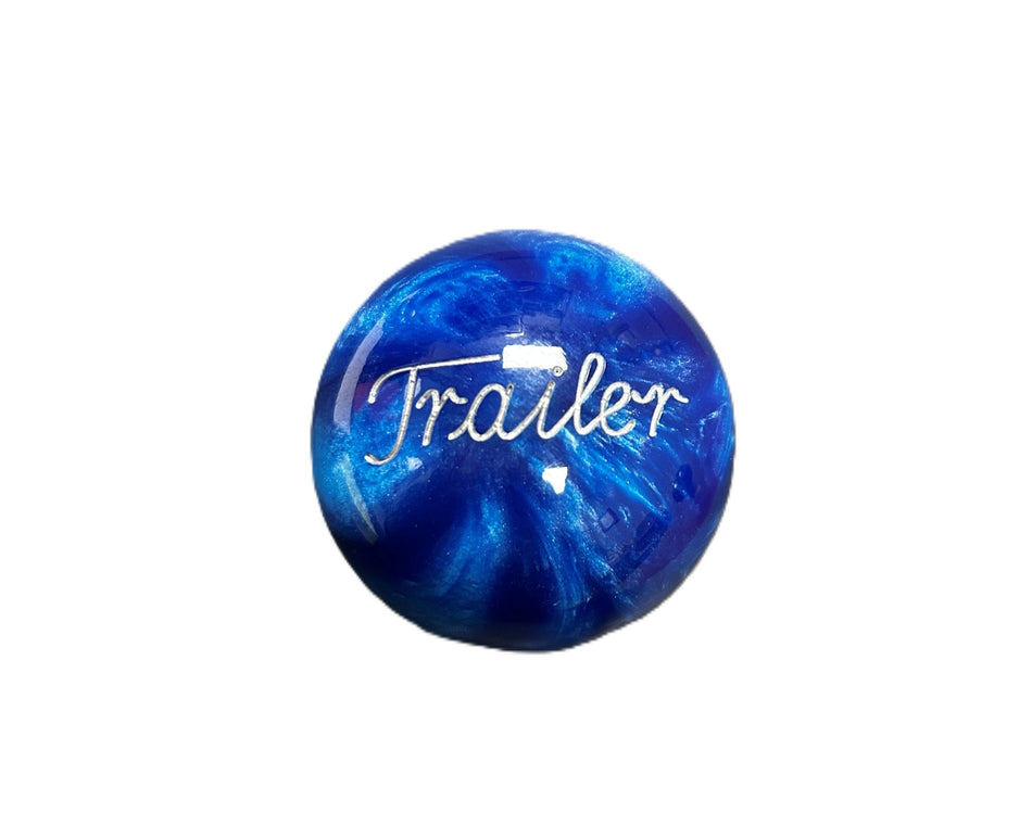 Pearl Blue Trailer Brake Knob