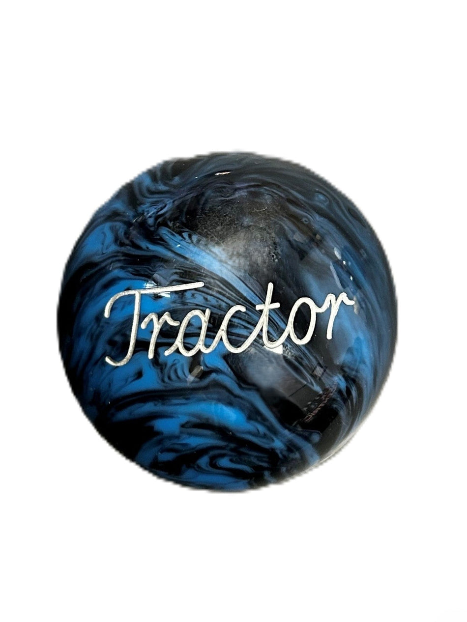 Marble Blue Tractor Brake Knob