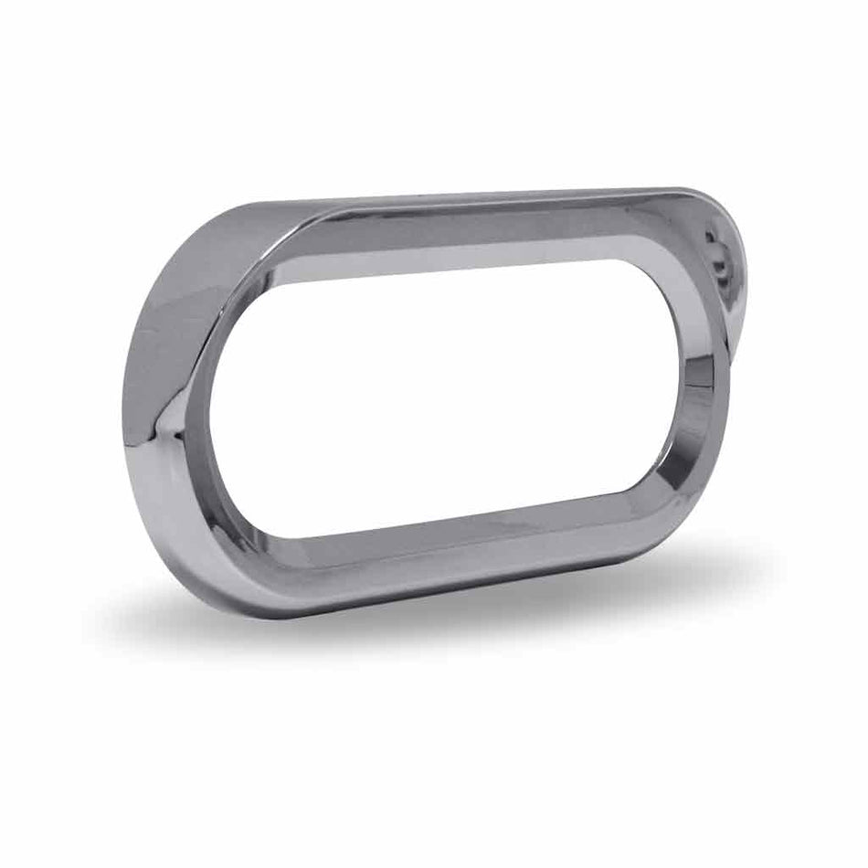 6″ Oval Light Bezel with Visor – Twist On