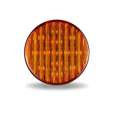 2.5" Round Amber LED Light
