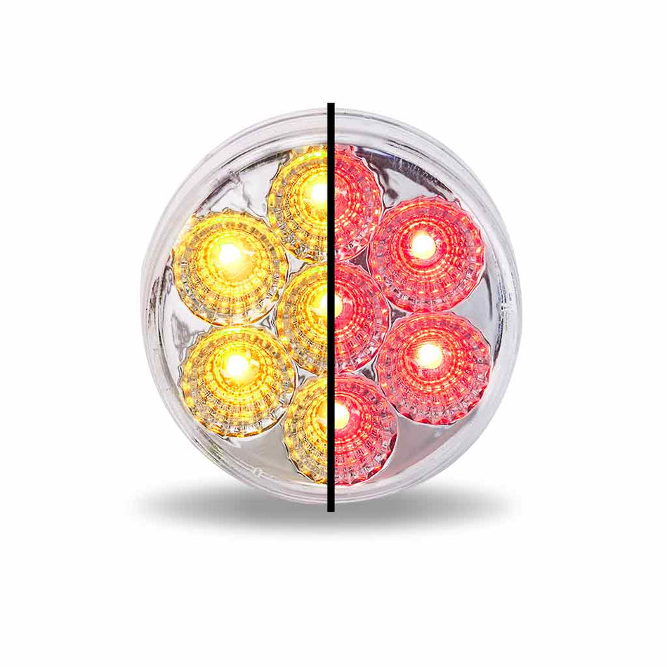2.5″ Round Amber to Red LED Light