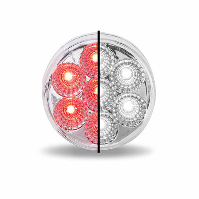2" Round Dual Rev Red to White LED Light