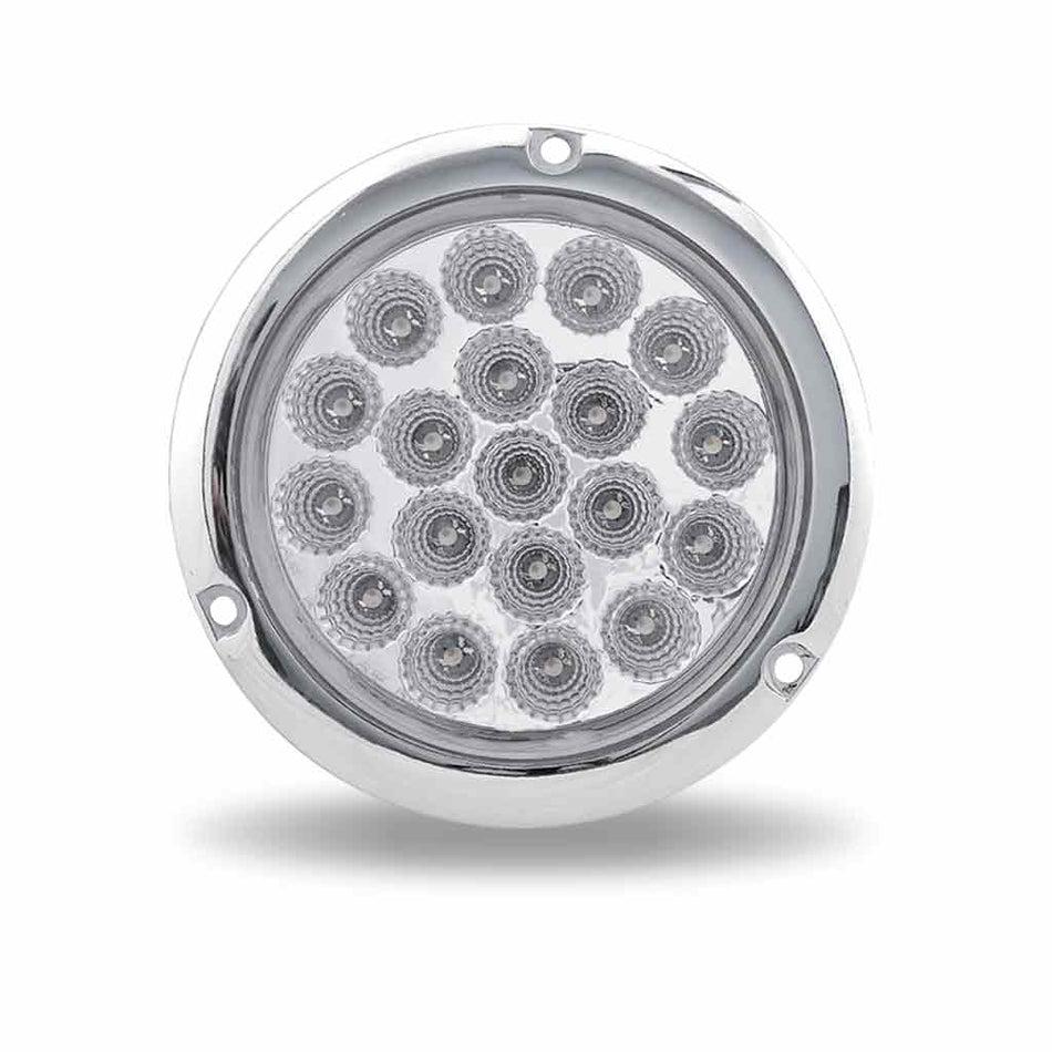 4" Red to Blue Flange Mount LED Tail Light