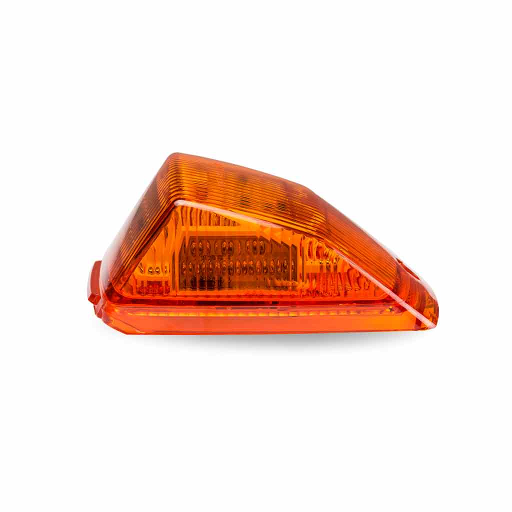 LiteMark DOT-SAE Amber 2 Inch x 3.5 Inch High Reflective Prismatic