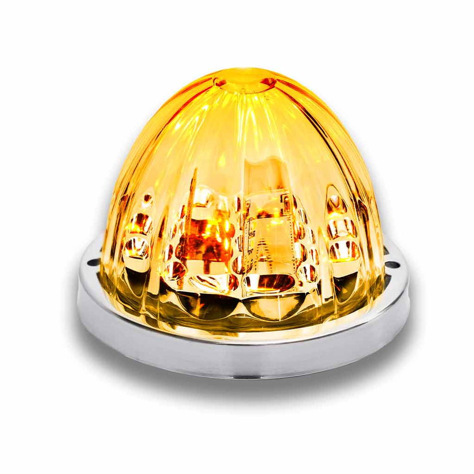 Trux Star Burst Series Clear Amber LED Watermelon