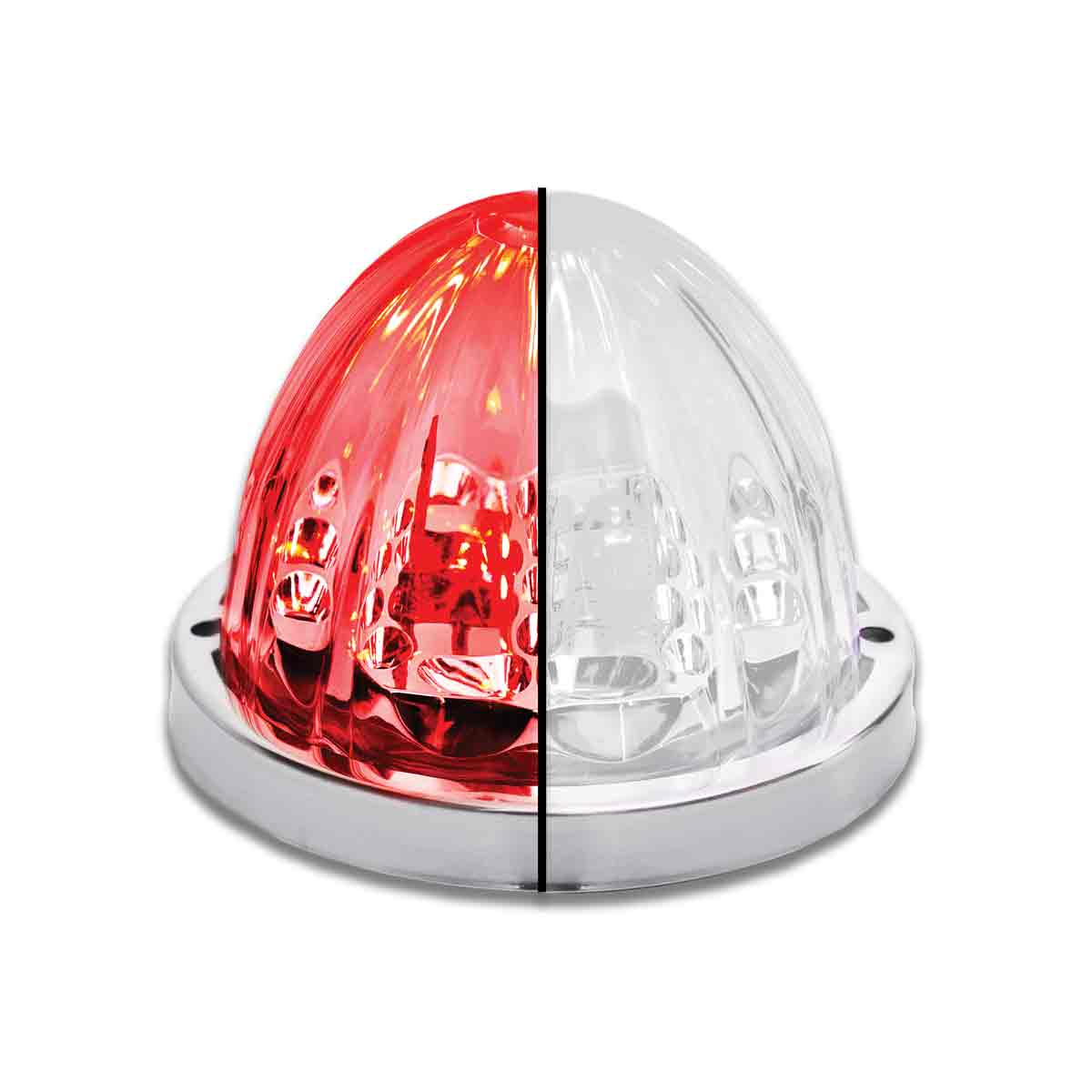 Trux Star Burst Series Red / White LED Watermelon