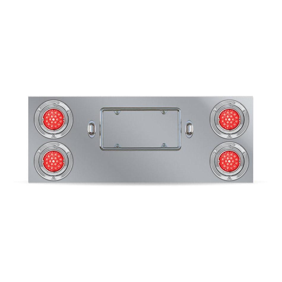 LED Rear Center Panel – Star-Burst Watermelon LEDs (Red Lens)