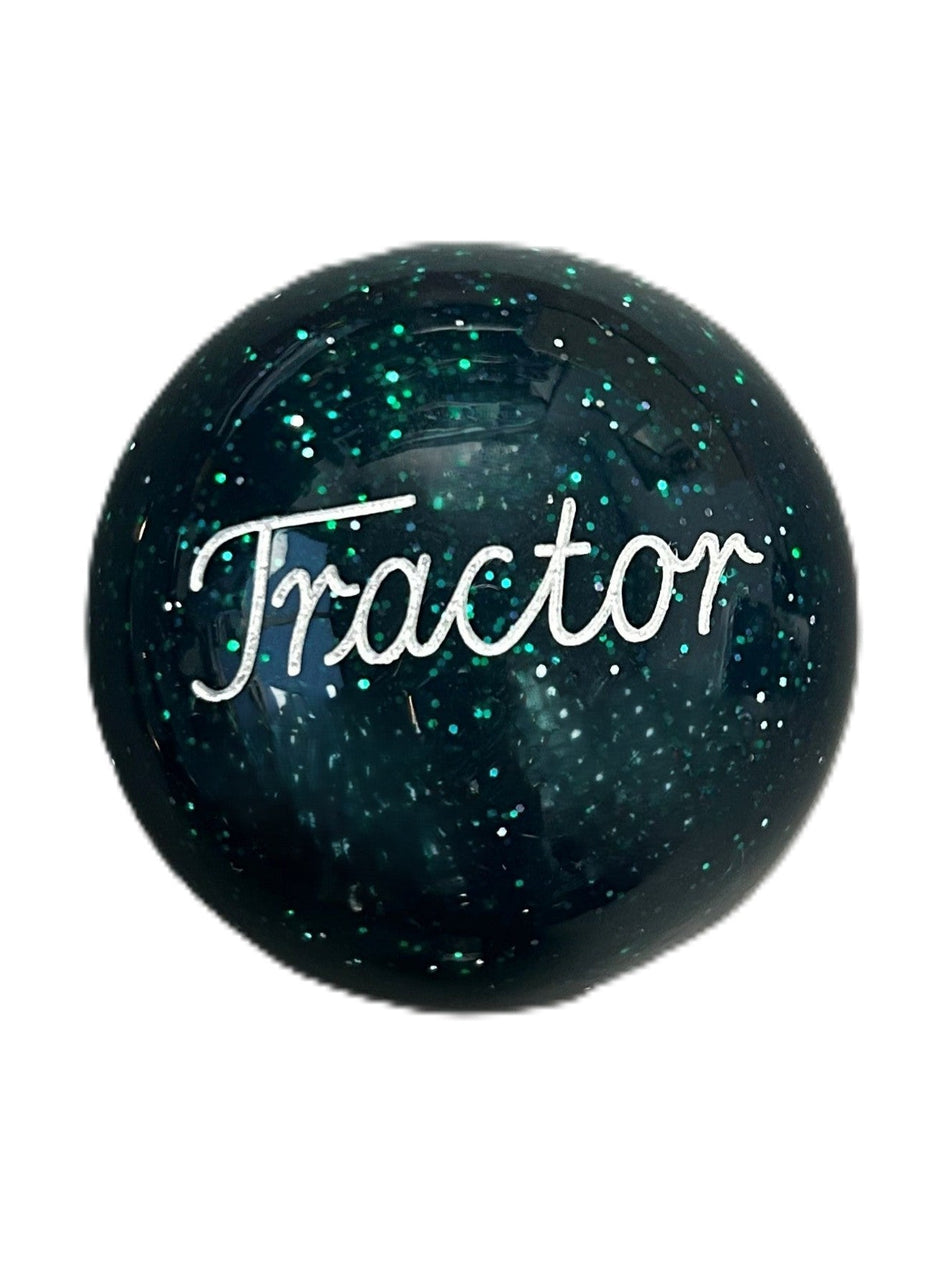 Green Glitter Tractor Brake Knob