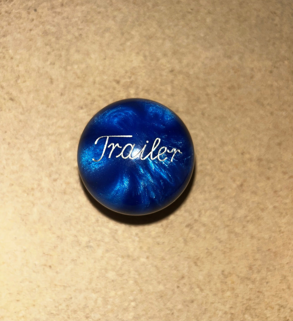 Pearl Blue Trailer Brake Knob