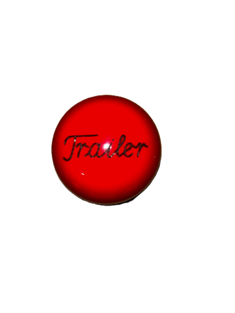 Red Trailer Brake Knob