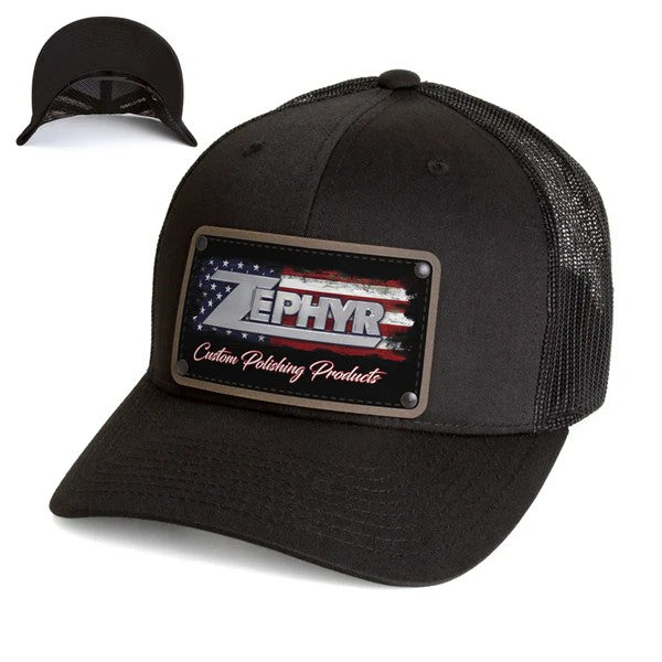 Zephyr Trucker Snapback - Black
