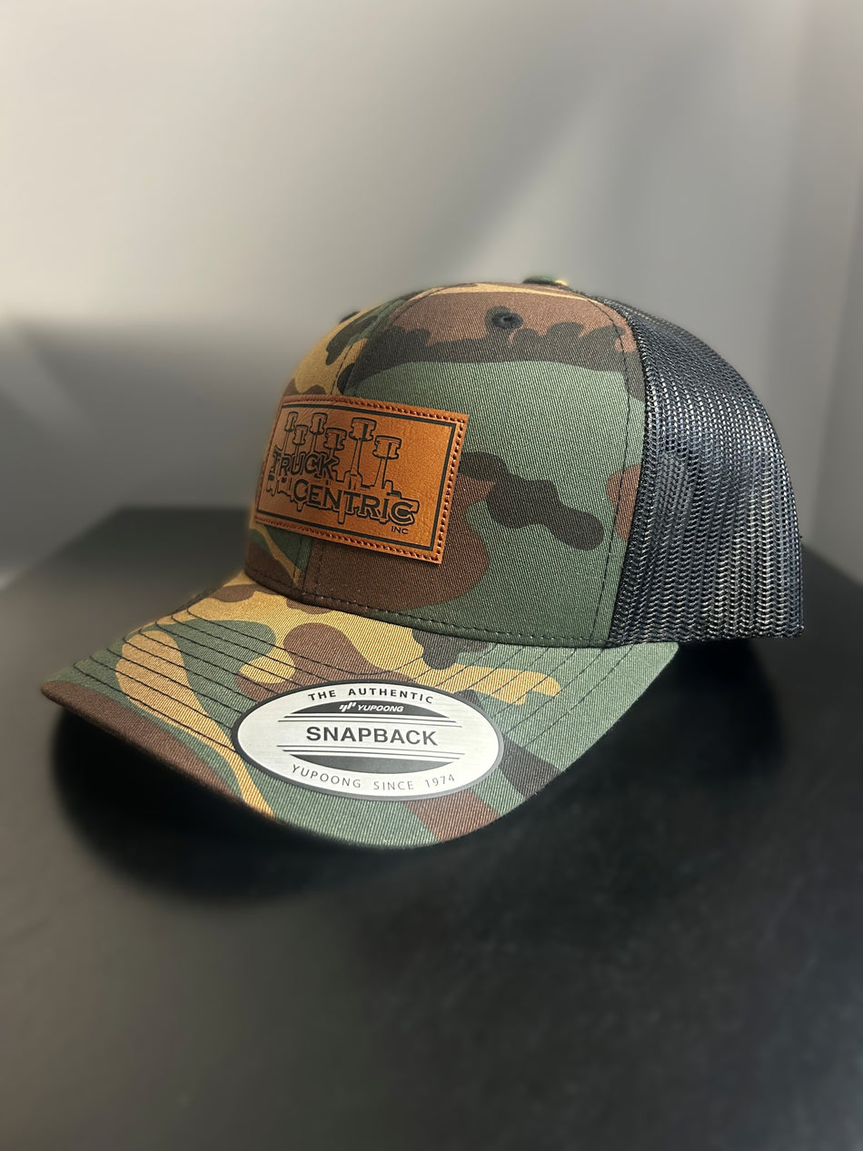 Trucker Snapback - Green Camo / Black