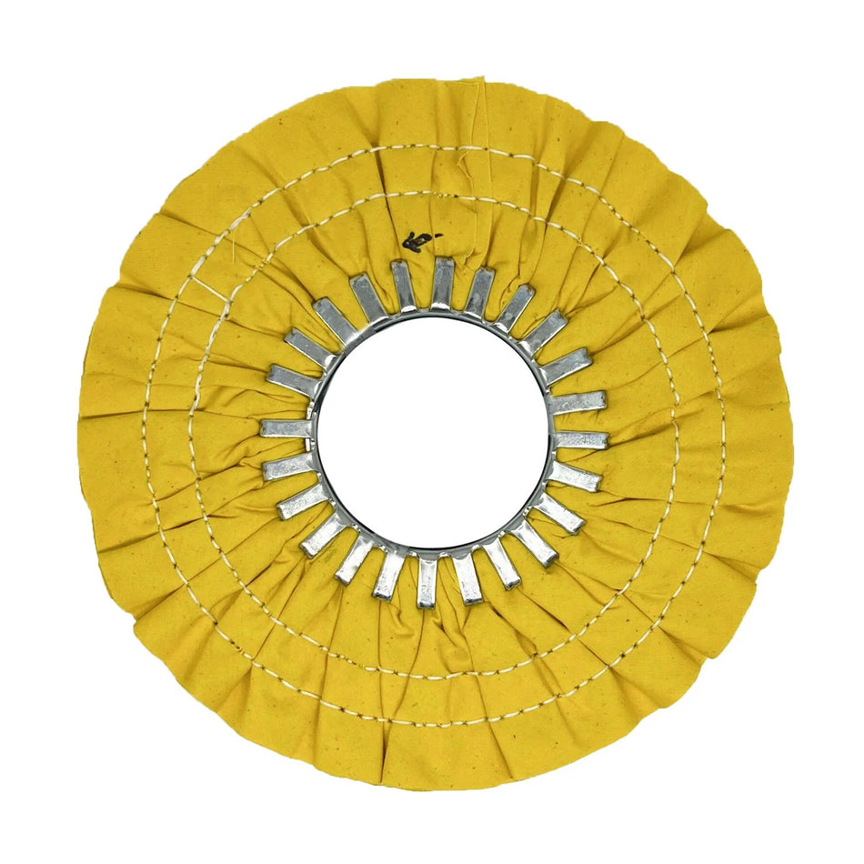 Renegade - 9" Yellow Double Stitched Airway Buffing Wheel