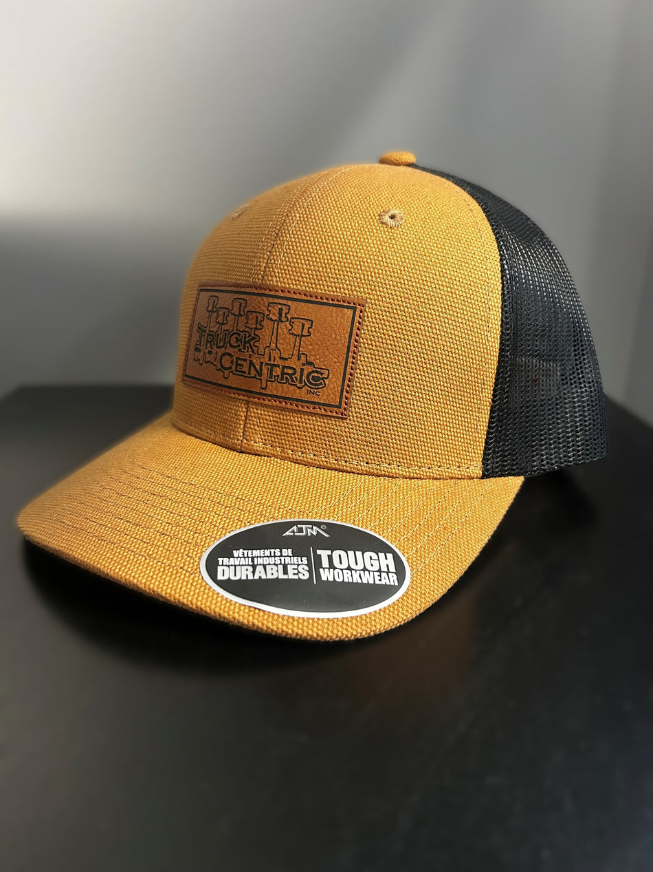 Trucker Snapback - Tough Duck Canvas  Brown / Black