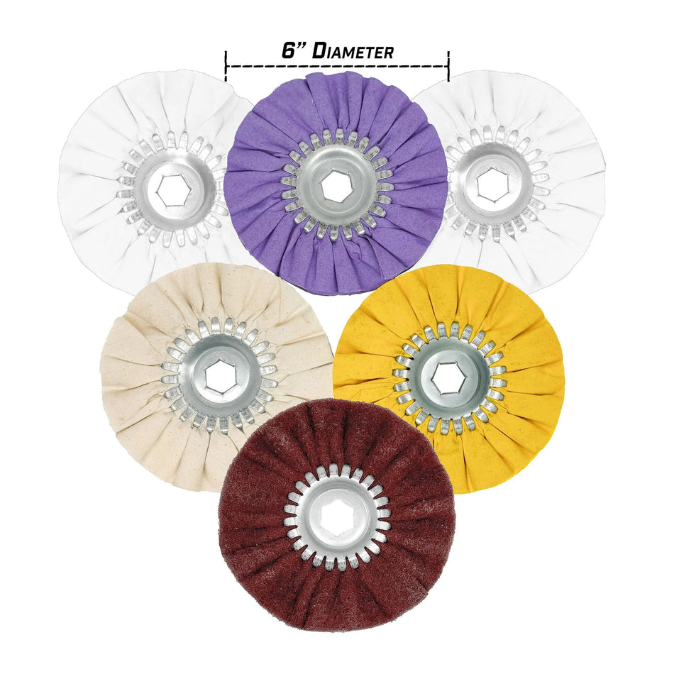 6" Renegade Buffing Wheels