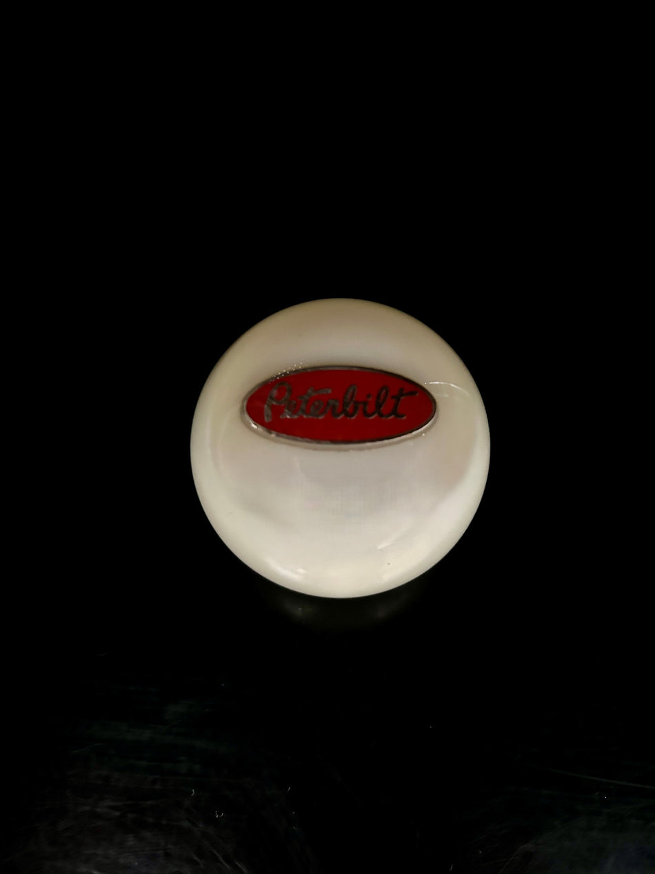 Ivory Peterbilt Brake Knob