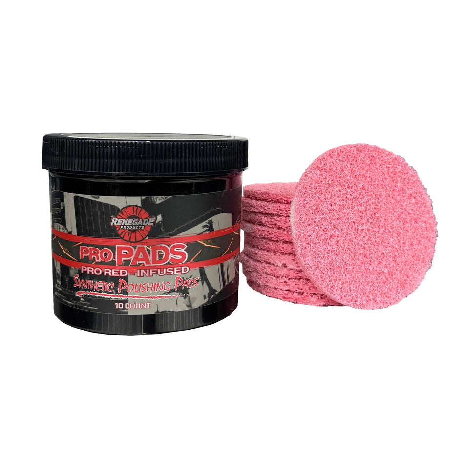 Pro Pads: Renegade Pro Red-Infused Polishing Pads