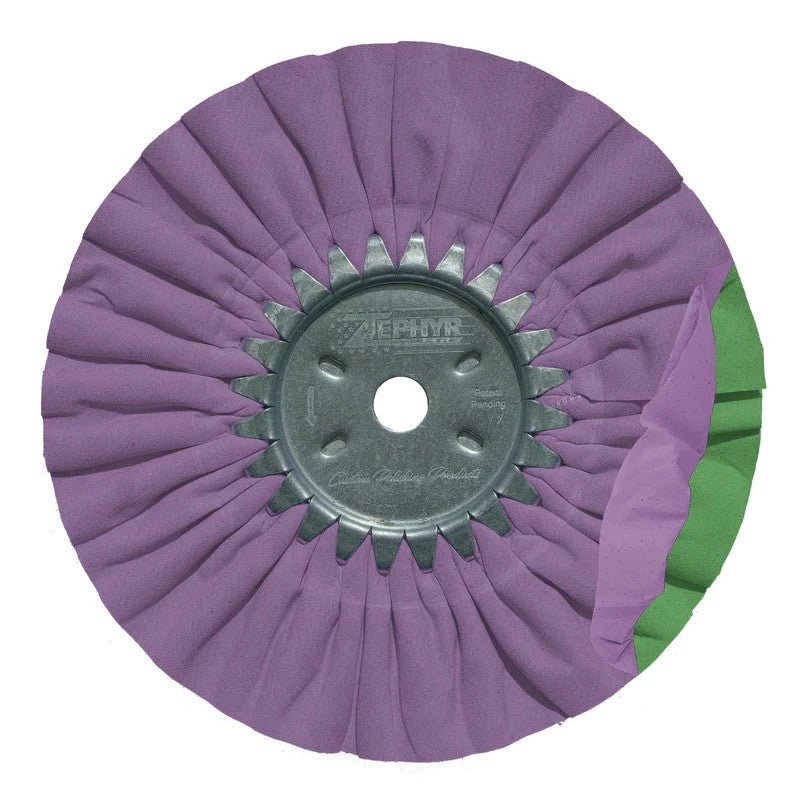 Zephyr - 10" Purple/Green Smooth Cut - Secondary Cut