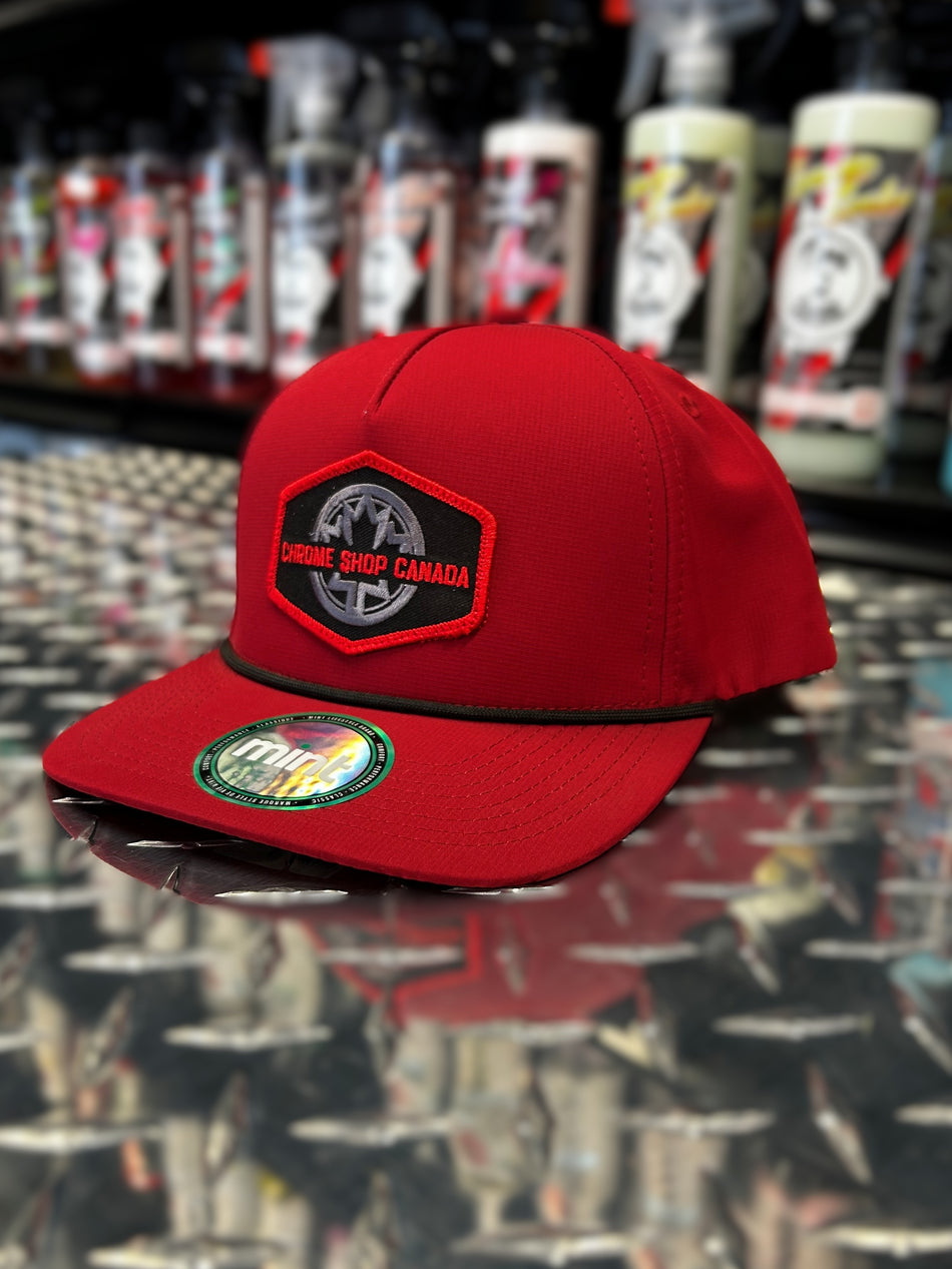 Performance Rope Patch Hat - Red