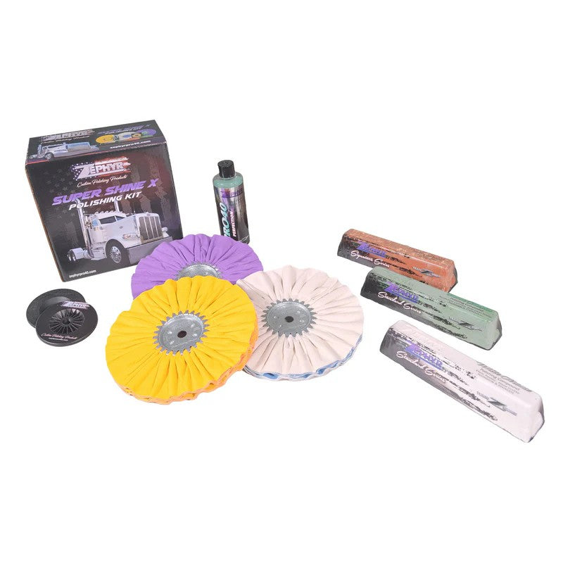 Zephyr Super Shine 'X' Polishing Kit