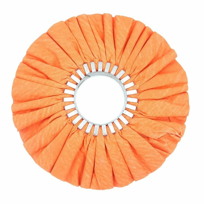 Zephyr 10" Orange Muscle Metal Polishing Airway Wheel