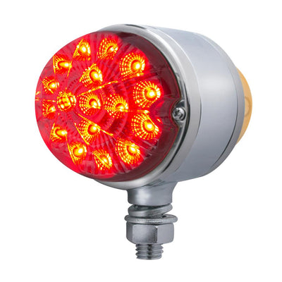 Clear Amber / Red LED Dual Function Pedestal Light